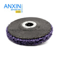 4"*5/8" 100*16 Top Quality Factory Directly Sale Easy Paint Remove Clean Strip Flap Disc Purple Color